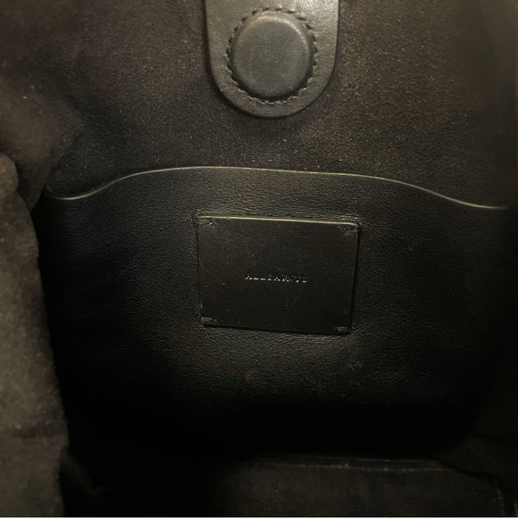 All Saints VOLTAIRE NORTH/SOUTH LEATHER TOTE in GUNMETAL Shoulder/Crossbody Bag - Picture 8 of 12